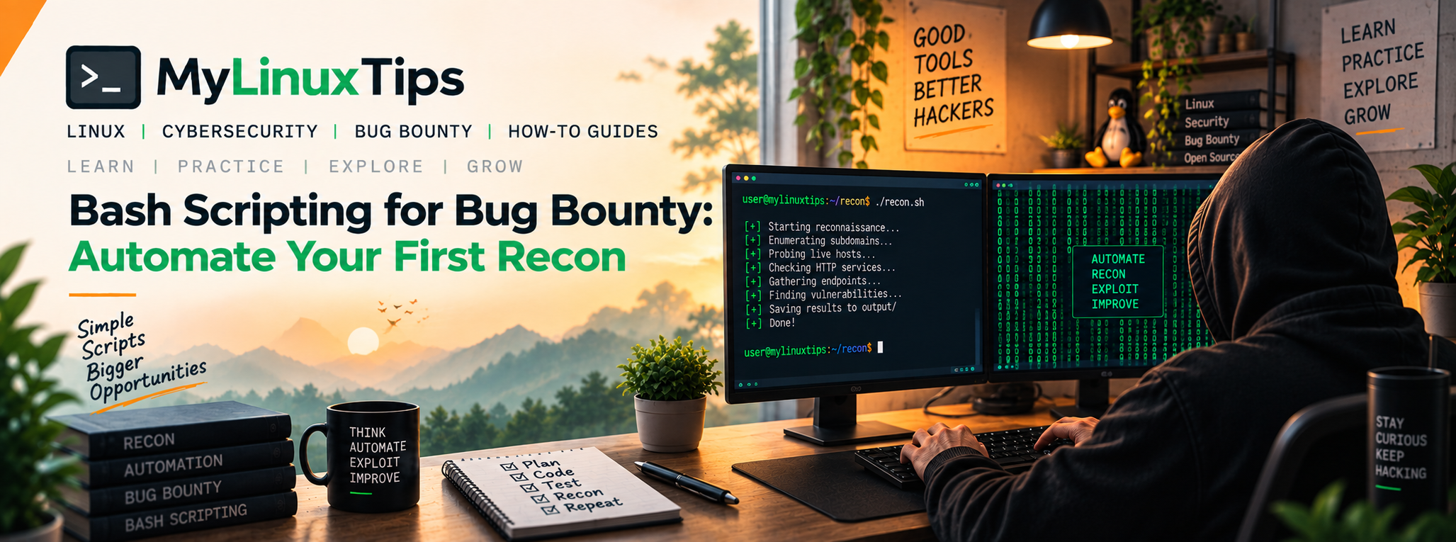 Bash Scripting for Bug Bounty: Automate Your First Recon