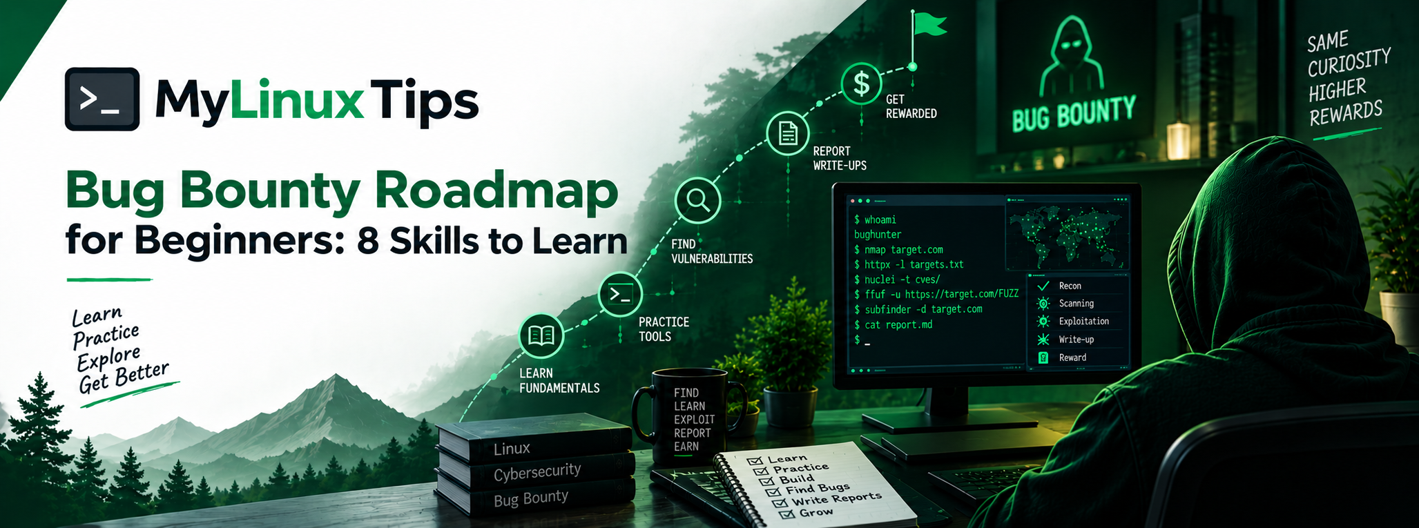 Bug Bounty Roadmap for Beginners: 8 Skills to Learn