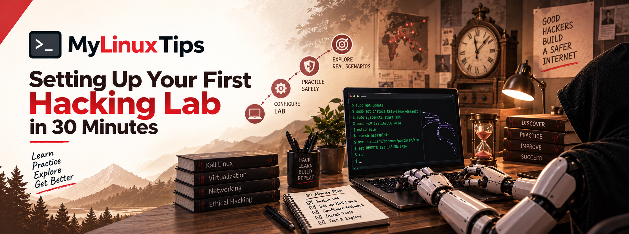 Setting Up Your First Hacking Lab in 30 Minutes