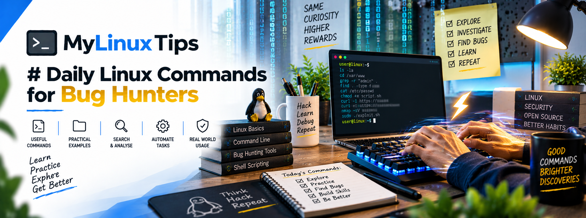 Daily Linux Commands for Bug Hunters